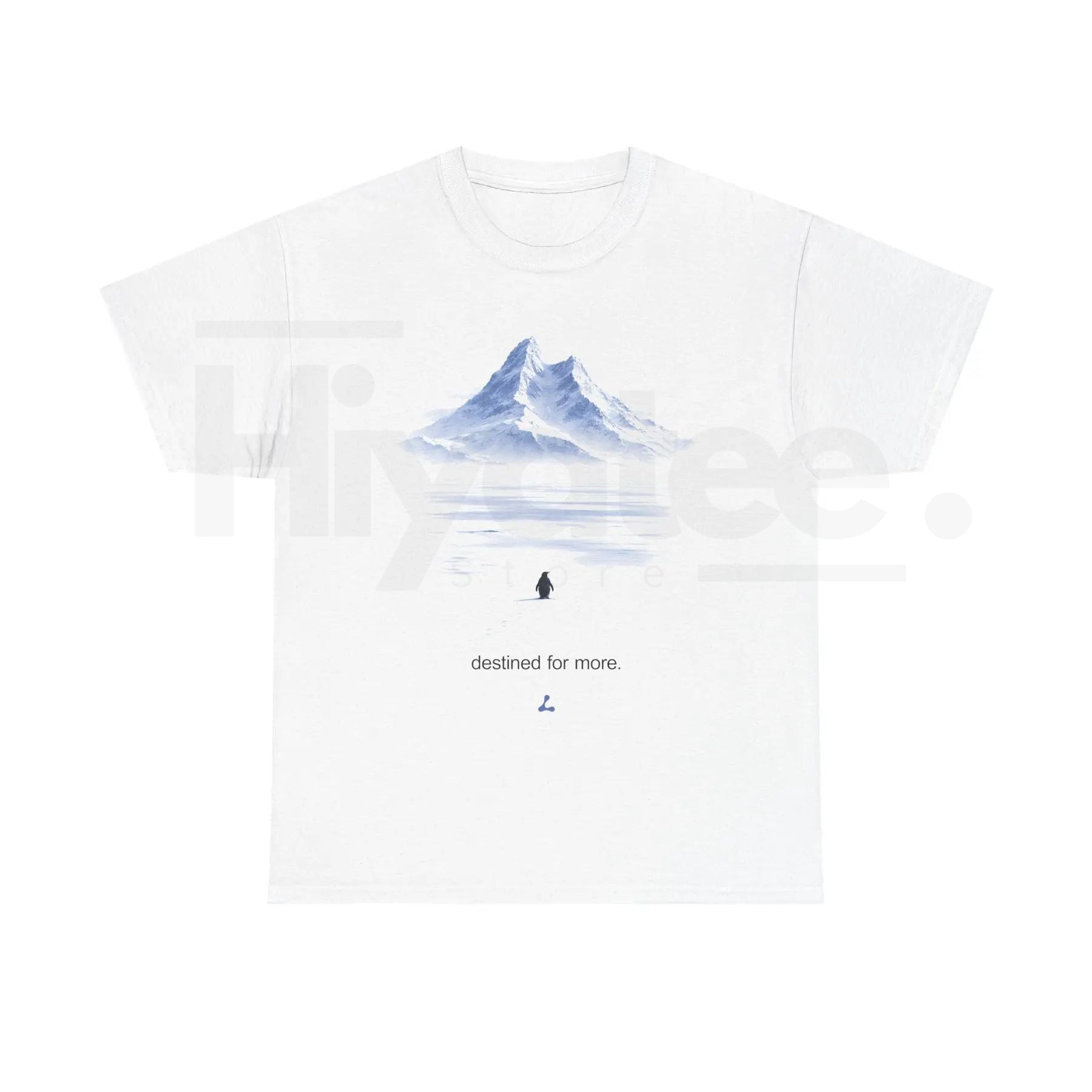 "But Why?" Penguin Mountain Meme – Destined For More Graphic Tee - Hiyatee