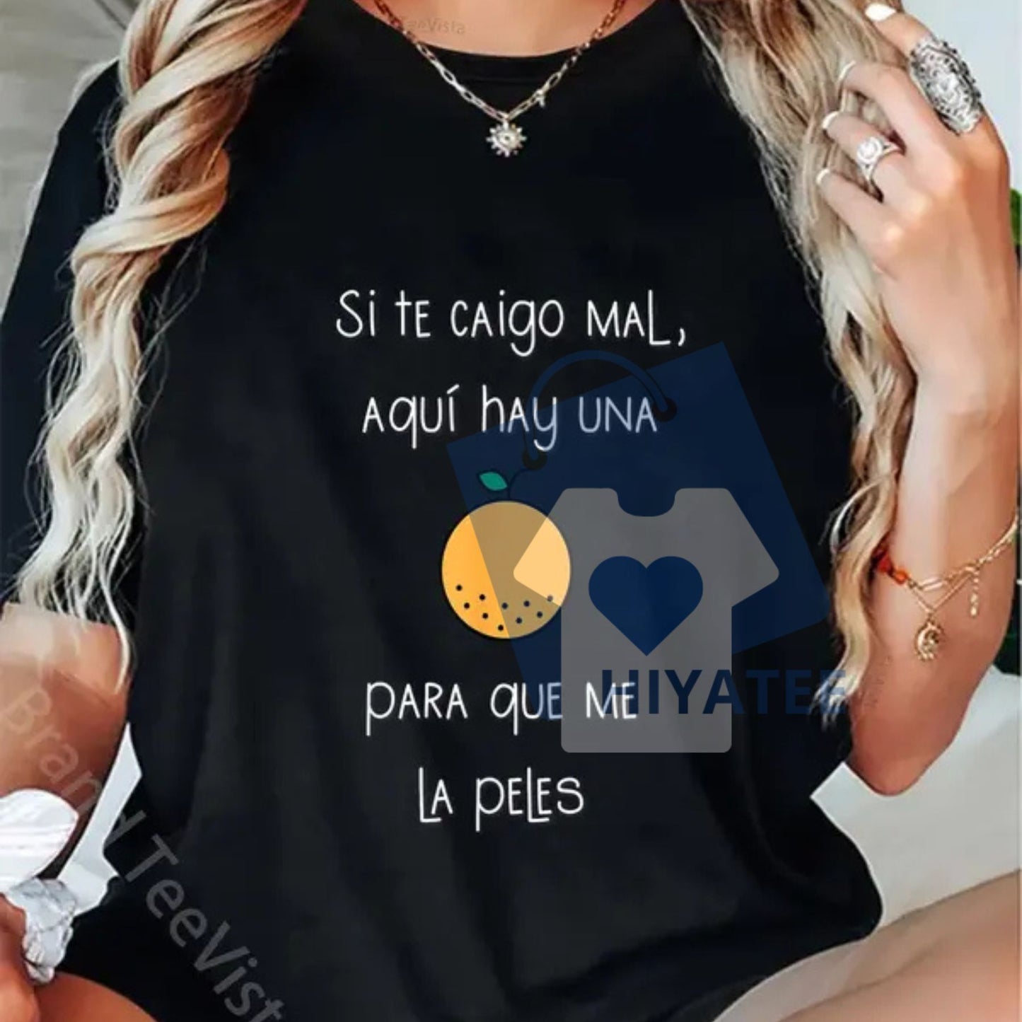 Camiseta Graciosa para Latinos e Hispanos – 100% Algodón, Gráfico en Español - Hiyatee