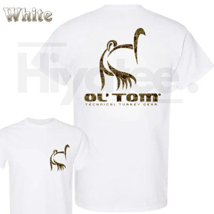 "Camo Turkey" – Front & Back Hunting Lifestyle Graphic Top - Hiyatee