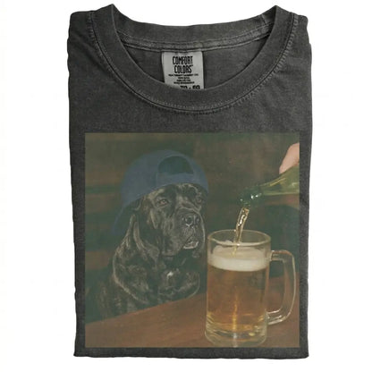 Comfort Colors 50+ Dog Breeds Available Beer Shirt – Vintage 90s Funny Edgy Dog Meme Tee, Unisex Casual Streetwear Gift