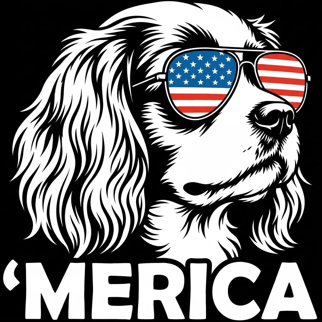 Comfort Colors® Patriotic 50+ Dog Breed Shirt – Funny 4th of July Merica Dog Tee