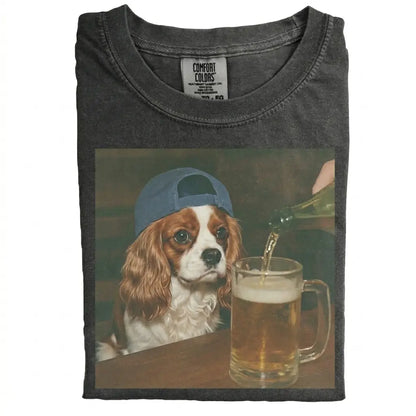Comfort Colors 50+ Dog Breeds Available Beer Shirt – Vintage 90s Funny Edgy Dog Meme Tee, Unisex Casual Streetwear Gift