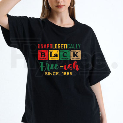 Celebrating Unapologetically Black Juneteenth T-Shirt – Bold Celebratory Family Graphic Tee - Hiyatee
