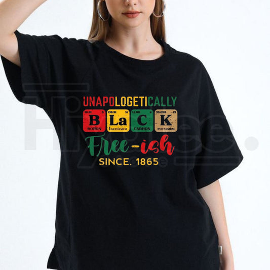 Celebrating Unapologetically Black Juneteenth T-Shirt – Bold Celebratory Family Graphic Tee - Hiyatee