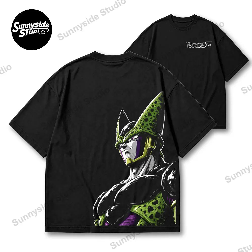 "GAZE" Series Anime 90s Graphic Tee – Retro Anime US Regular Fit Streetwear T-Shirt