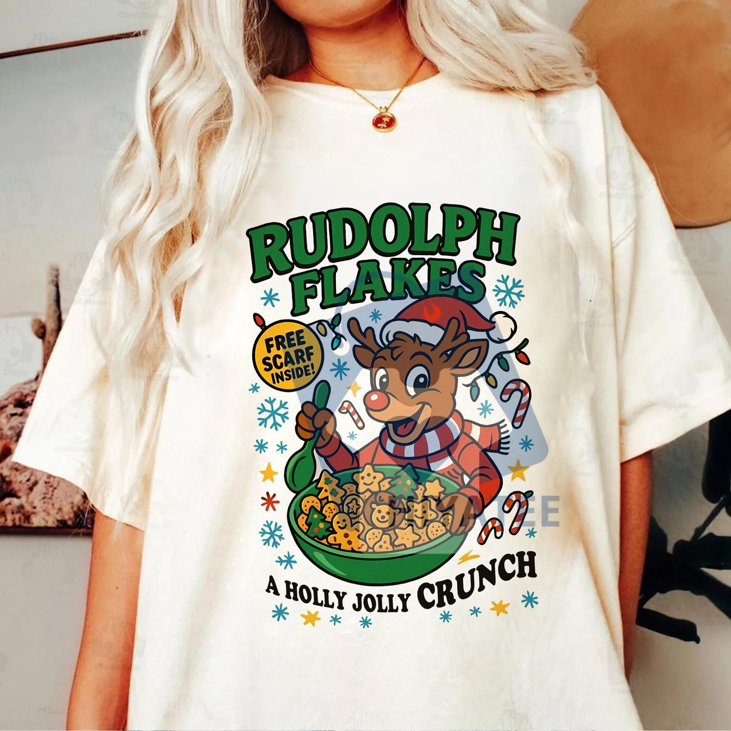 "Cereal Christmas Movies" T-Shirt – Retro Holiday Charm Tee - Hiyatee