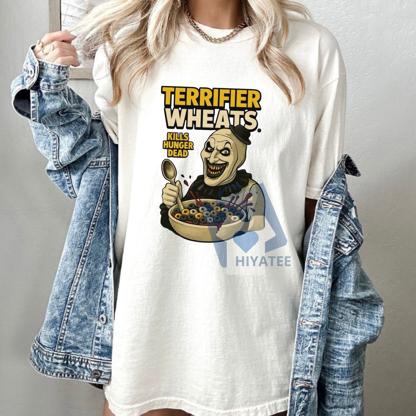 Cereal Halloween Characters T-Shirt – Custom Black Short Sleeve Spooky Tee-Hiyatee