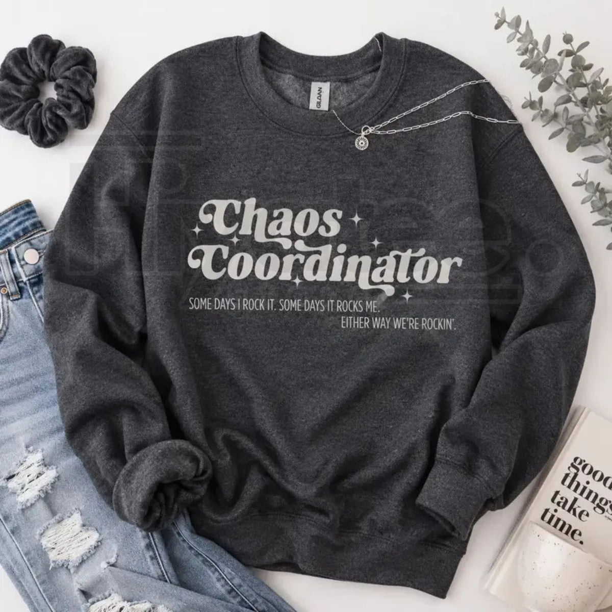 Chaos Coordinator Retro Sweatshirt – ESE Special Education Teacher Graphic Crewneck - Hiyatee