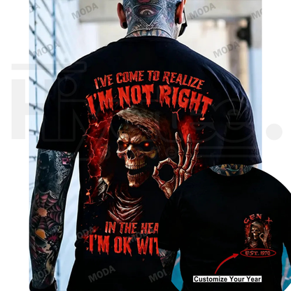 Chaosmoda Generation X Skull Graphic Tee - Hiyatee