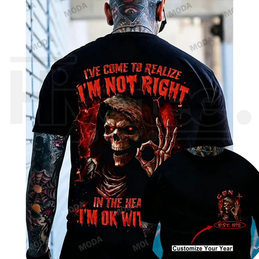 Chaosmoda Generation X Skull Graphic Tee - Hiyatee
