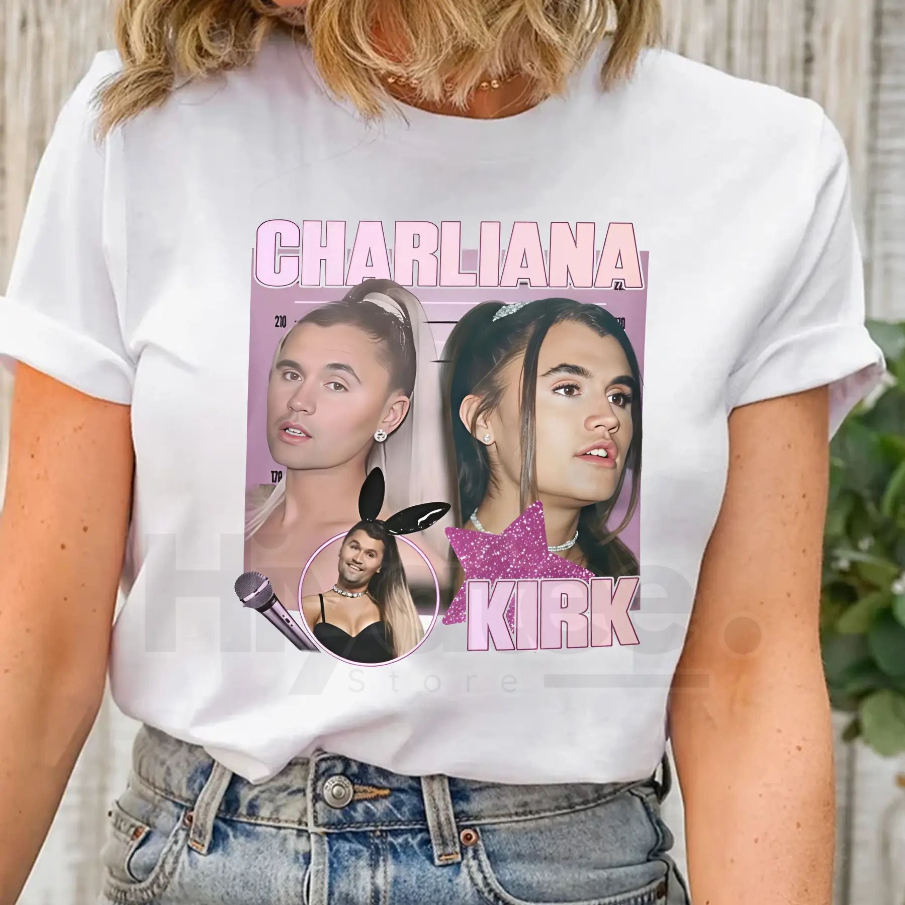 Charliana Kirk Meme T-Shirt – Funny "We're Charlie" Kirkify Krande Graphic Tee - Hiyatee