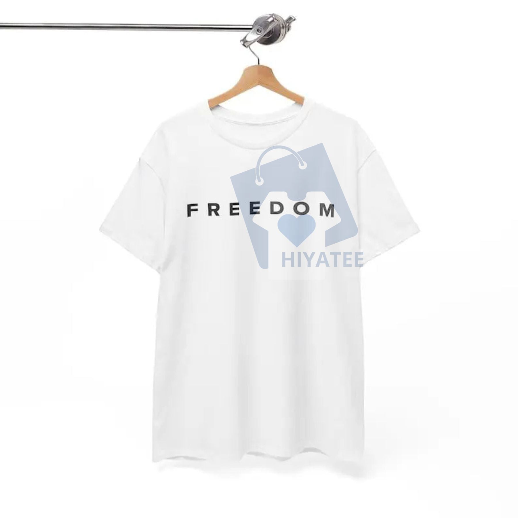 Charlie Kirk Freedom & Justice T-Shirt – Political Quote Apparel - Hiyatee