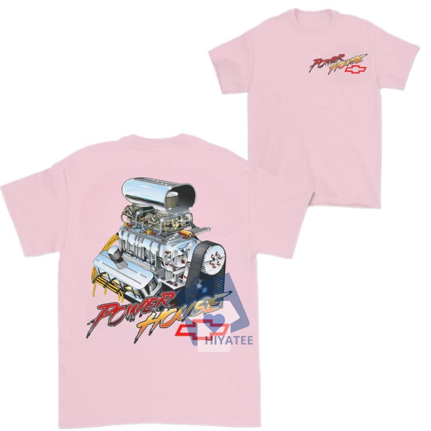 Chevy Big Block 2-Sided Shirt – Full Color Muscle Car Tee for Men & Women-Hiyatee