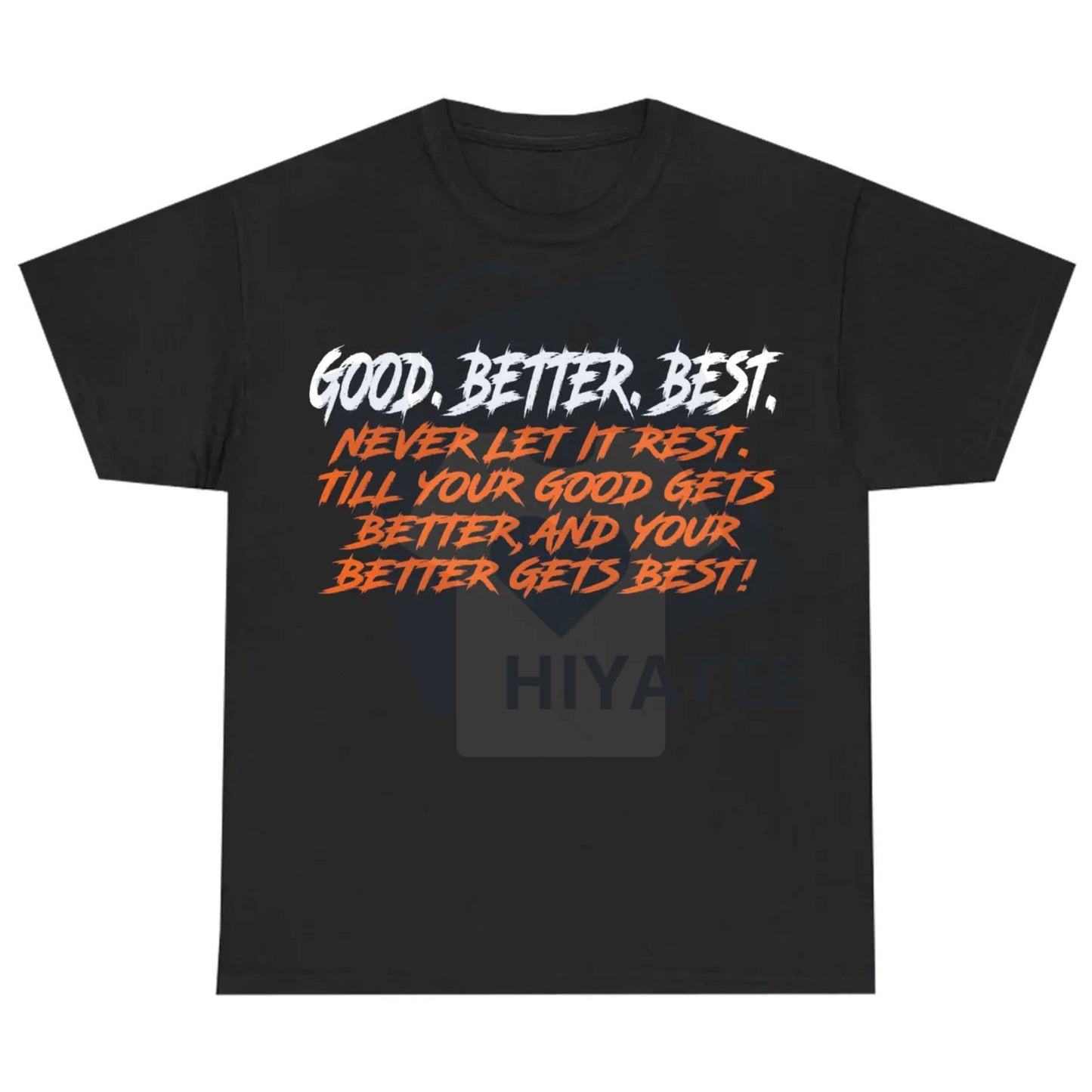 Chicago Bears "Good Better Best Never Rest" T-Shirt – Fan Motivational Graphic Tee - Hiyatee