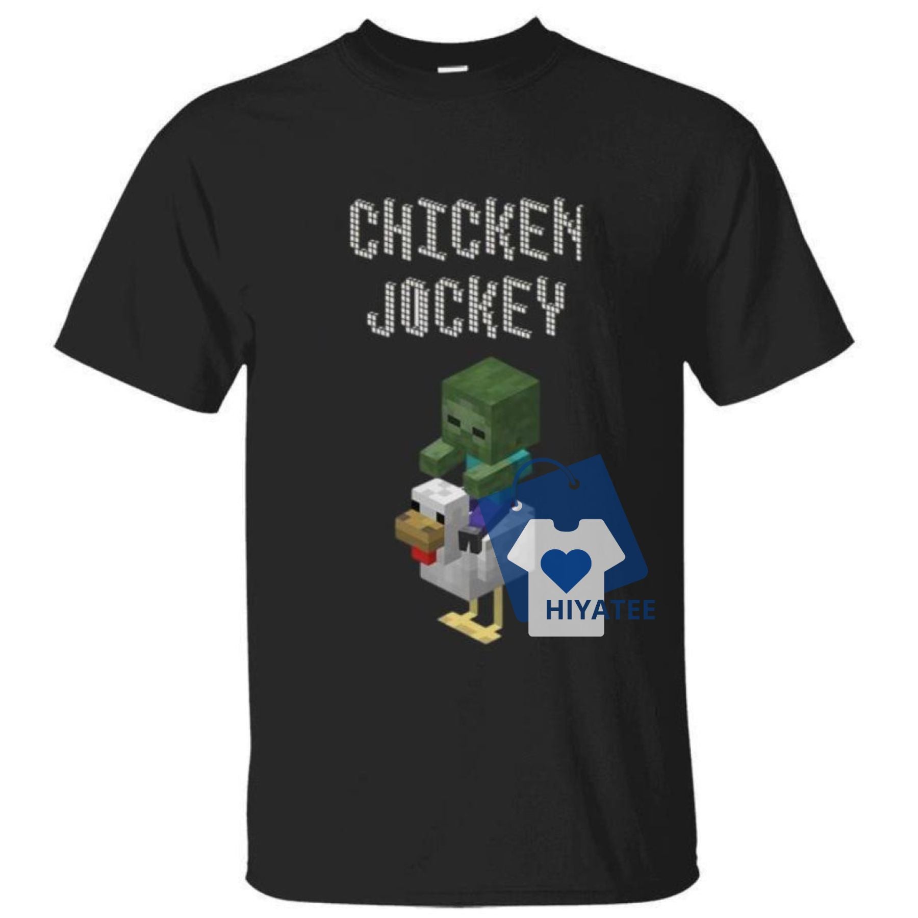 Chicken Jockey Minecraft Shirt – Funny Gaming Tee for Men & Women-Hiyatee