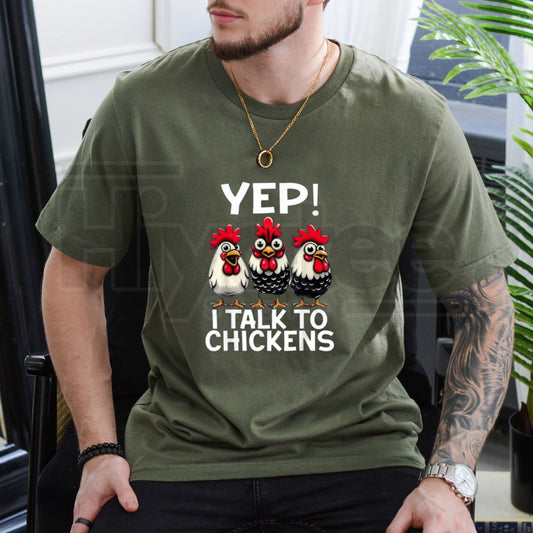 "Chicken Lover" – Funny Animal Enthusiast Casual Graphic Top - Hiyatee