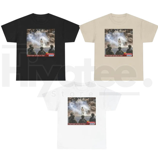 Chief Keef in Iran "War Is Over" Shirt – Iconic Anti-War Graphic Tee - Hiyatee