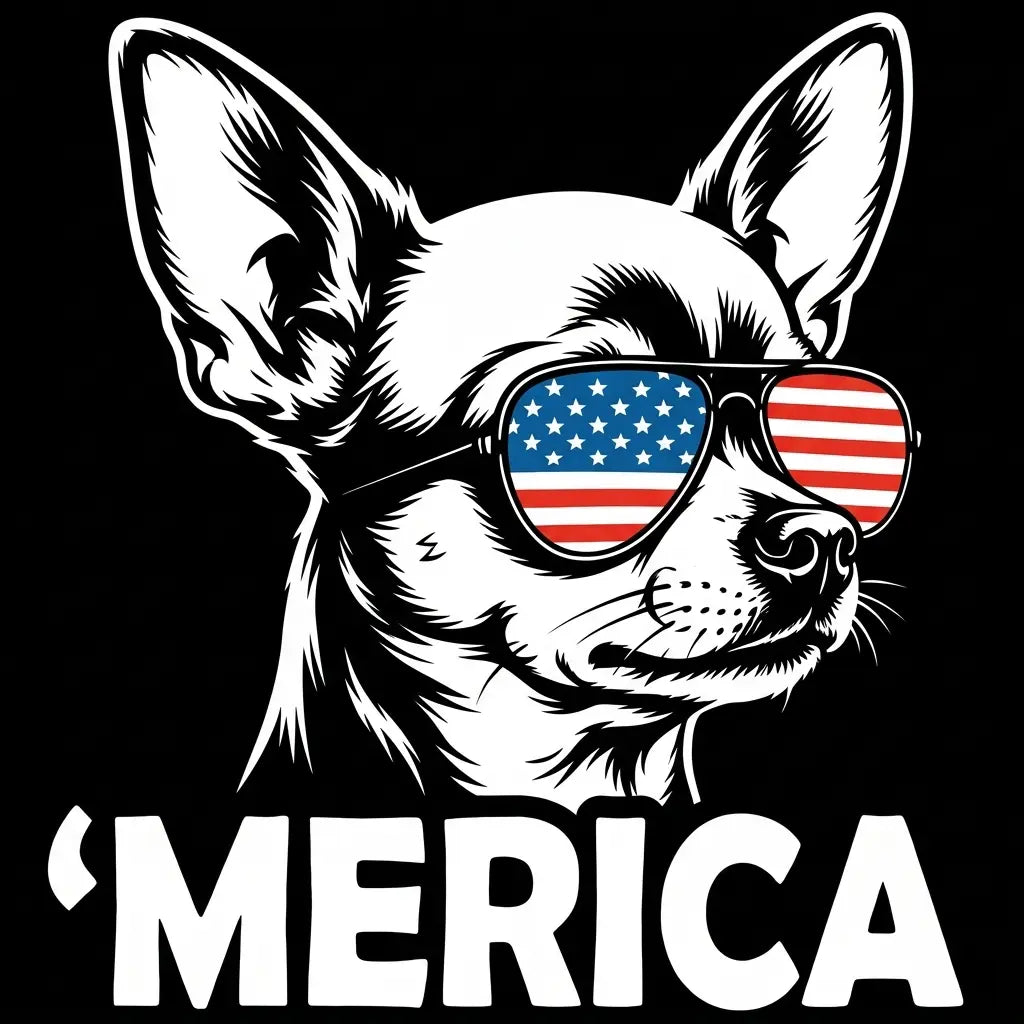 Comfort Colors® Patriotic 50+ Dog Breed Shirt – Funny 4th of July Merica Dog Tee