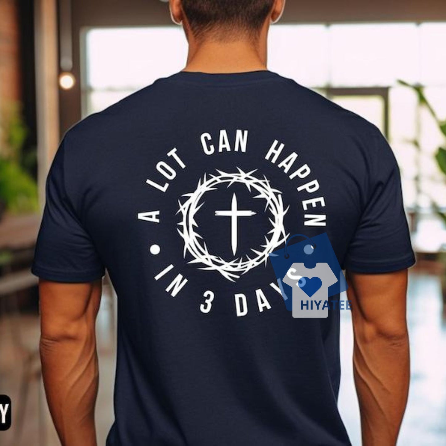 Christian Easter T-Shirt – Scripture Tee for Men & Women | Unisex Religious Holiday Shirt | Resurrection Sunday Shirt | Simply Southern Style-Hiyatee