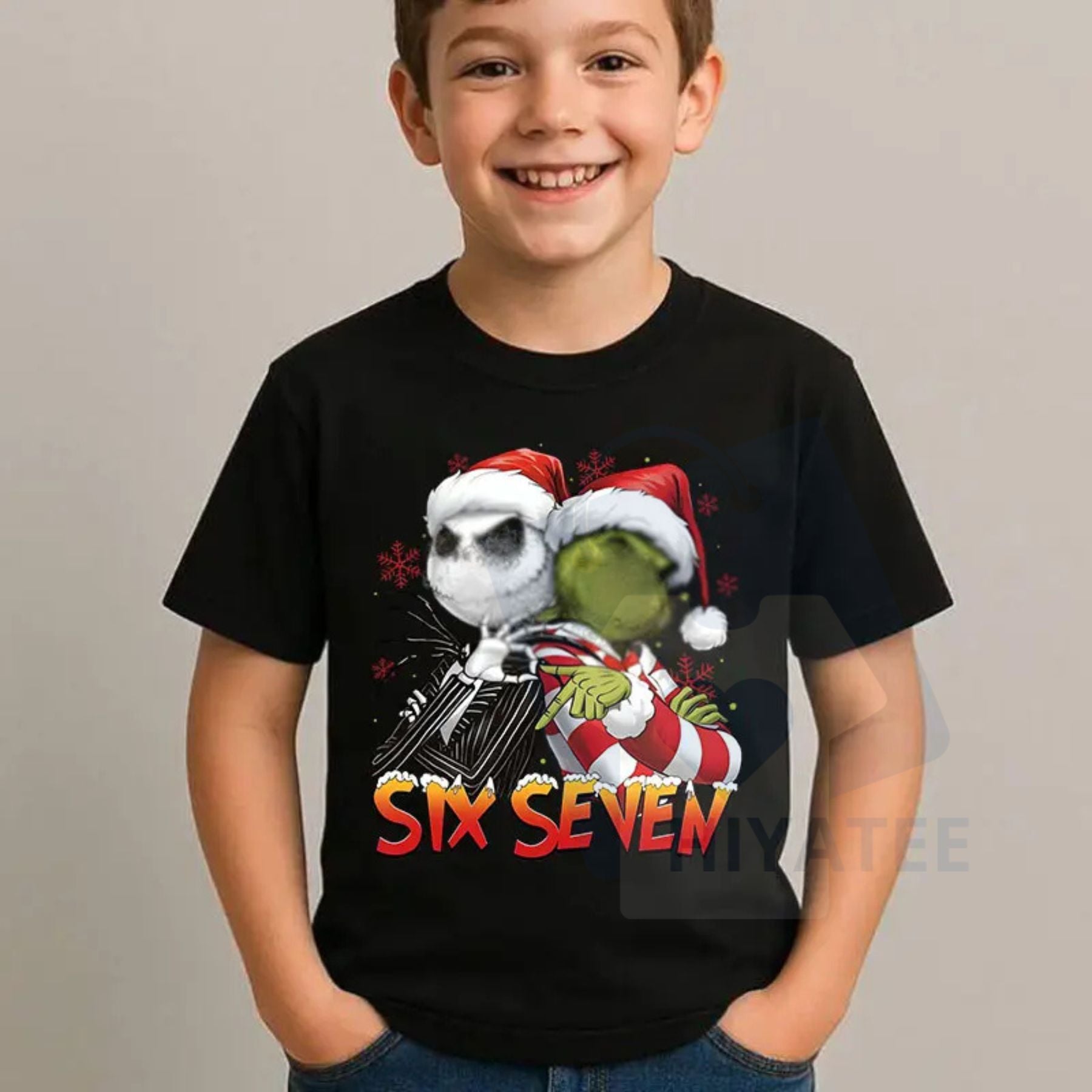 Christmas 67 T-Shirt – Six Seven X-mas Santa 6 7 Tee | Trending Graphic Gift - Hiyatee