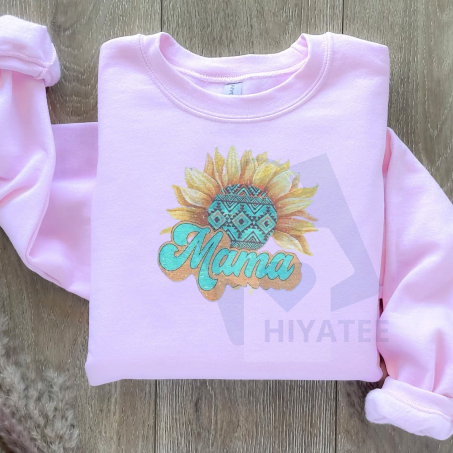 Classic Mama Sweatshirt | Simple Script Motherhood Jumper | Soft Cozy Mom Life Crewneck | Best Mama Gift Apparel - Hiyatee