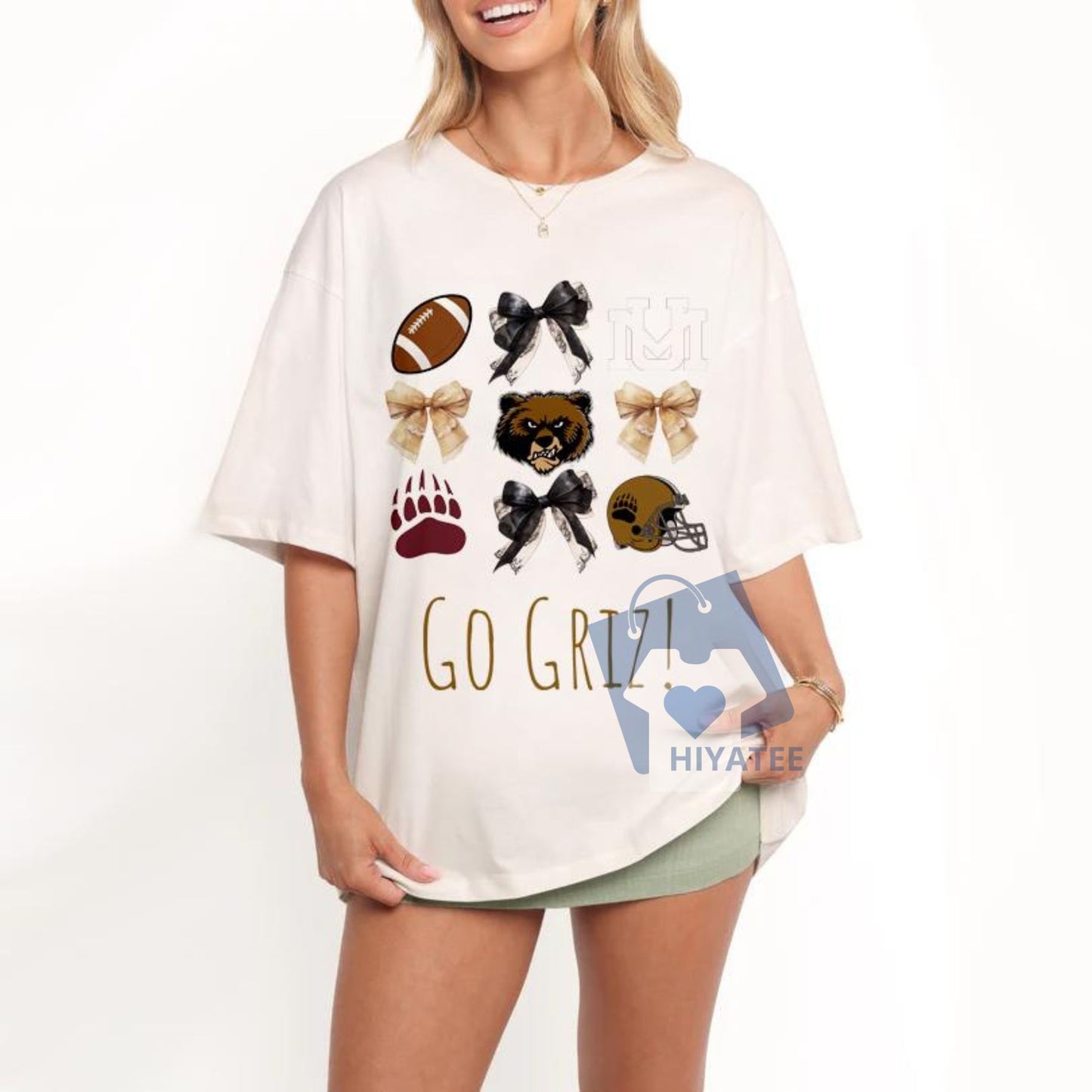 College Football League T-Shirt – Women’s Trendy Game Day Tee, Lucky Slogan Shirt, Soft Cotton Fit for Casual Everyday Style-Hiyatee