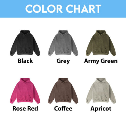 Retro Treaty Oak Revival Western Hoodie – Vintage Bar Cowboy Graphic, Thick Pure Cotton, Loose Fit