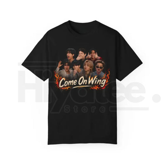 "Come On Wing" – Hot Ones Y2k Aesthetic Graphic Top - Hiyatee