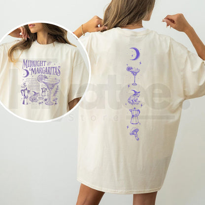 Comfort Colors 2-Sided Midnight Margaritas Shirt - Hiyatee