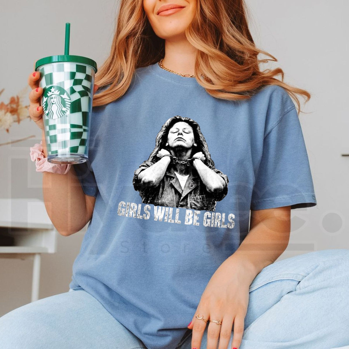 Comfort Colors Aileen Wuornos Girls Will Be Girls Tee - Hiyatee