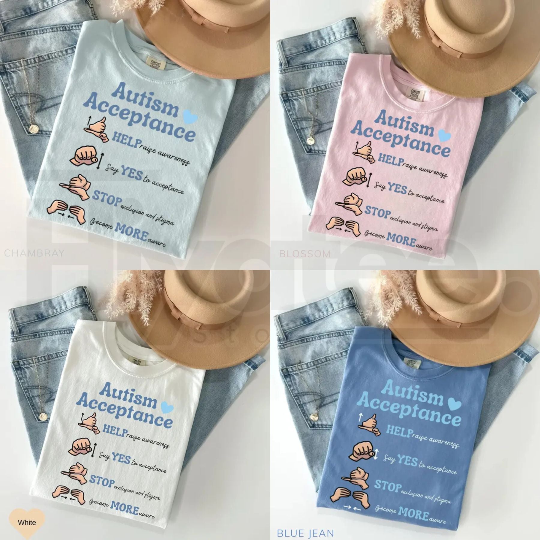 Comfort Colors® Autism Awareness & Acceptance Shirt – SPED Teacher & April Autism Month Tee - Hiyatee