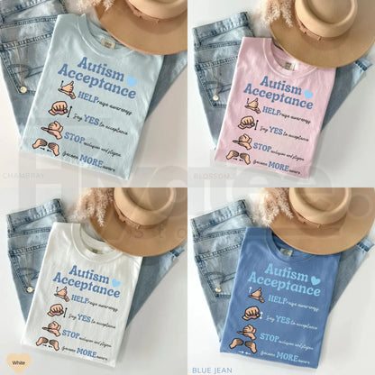 Comfort Colors® Autism Awareness & Acceptance Shirt – SPED Teacher & April Autism Month Tee - Hiyatee