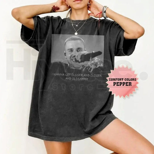 Comfort Colors® Bieber Live DAISIES Vintage Shirt – Retro Music Tour 2026 Tee - Hiyatee