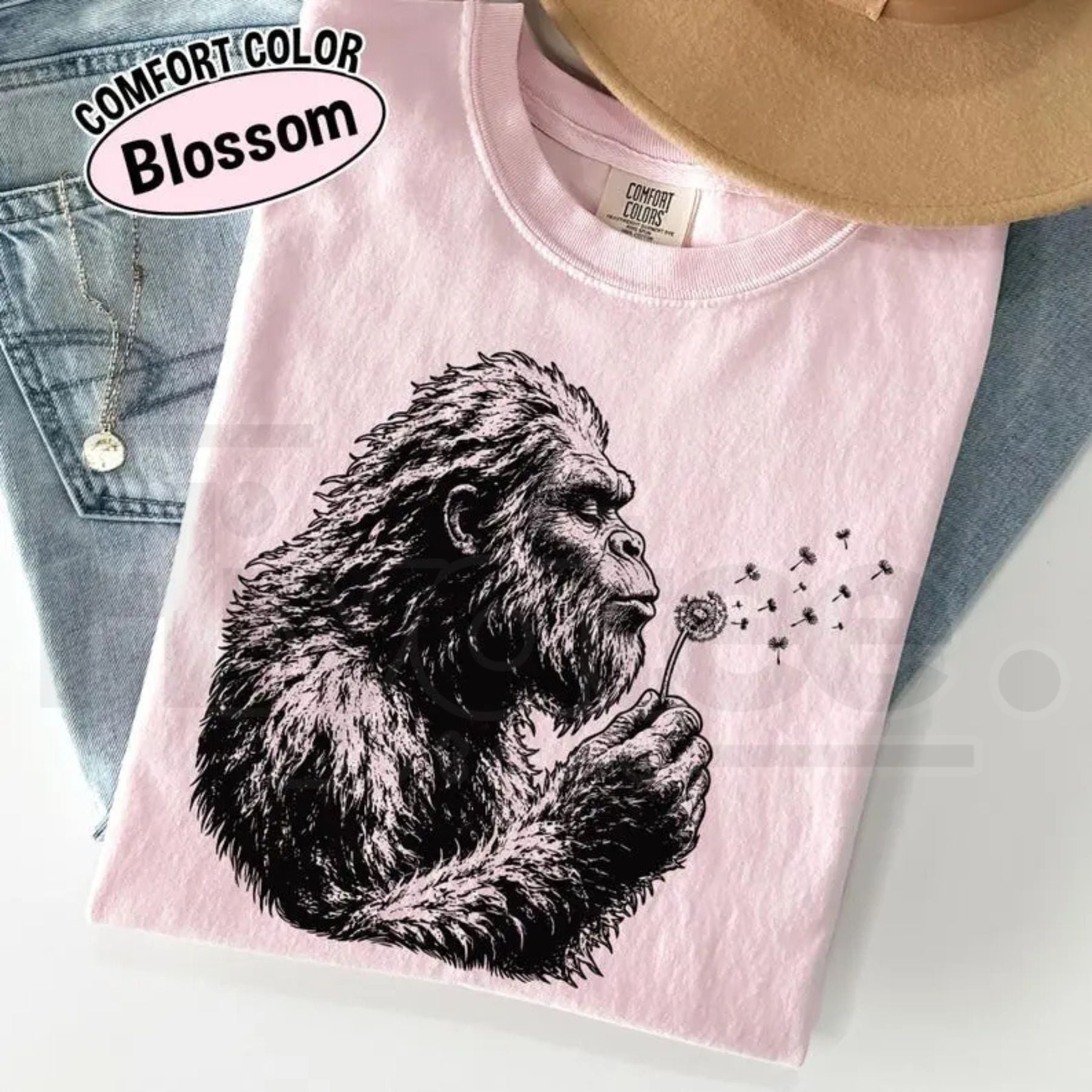 Comfort Colors Bigfoot Dandelion Nature Shirt - Hiyatee