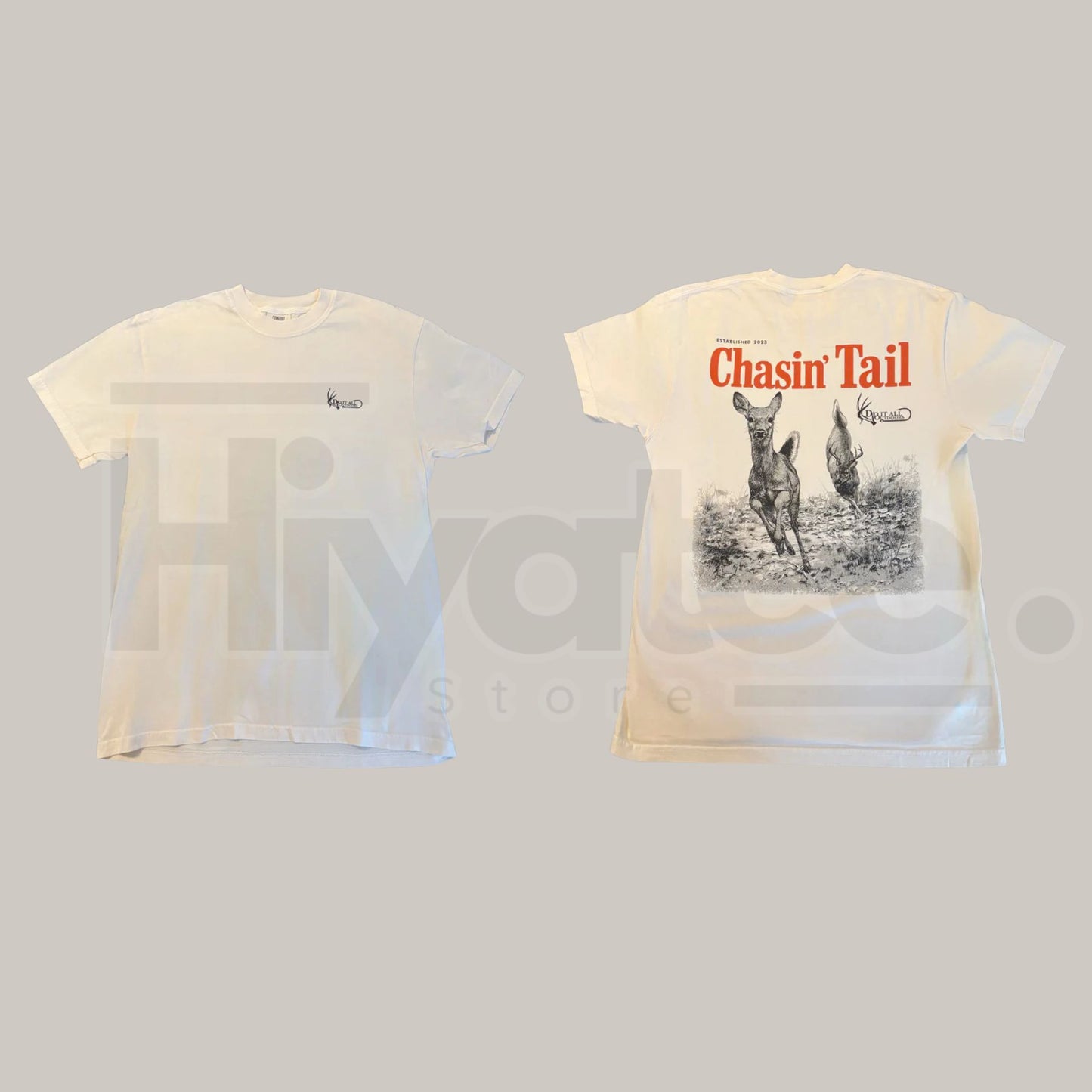 Comfort Colors® Chasin' Tail Shirt – Retro Fishing & Hunting Adventure Tee - Hiyatee