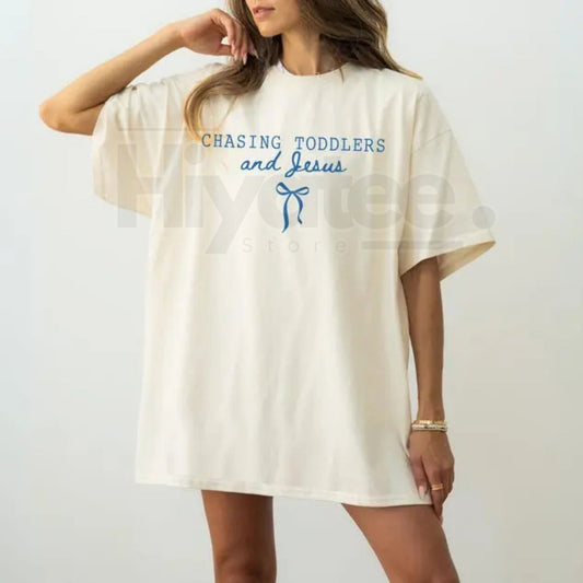 Comfort Colors® Chasing Jesus and Toddlers Coquette T-Shirt –  Hiyatee