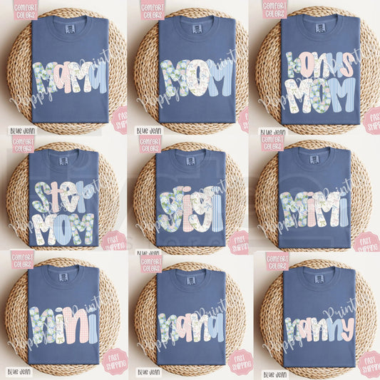 Comfort Colors® Custom Mom & Grandma T-Shirt – Personalized Mother’s Day Gift - Hiyatee