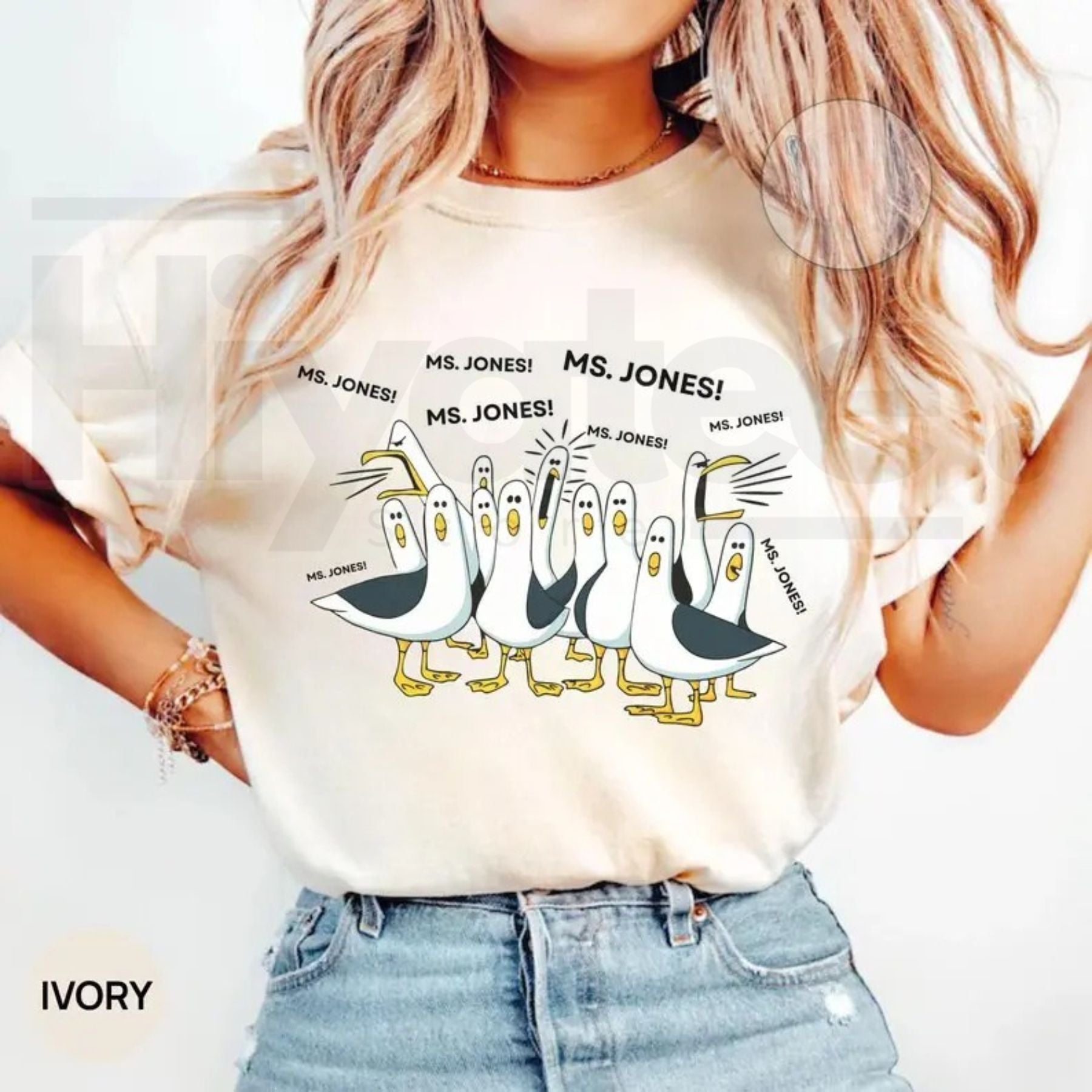 Comfort Colors® Custom Seagull Teacher Shirt – Funny Personalized Appreciation Tee - Hiyatee