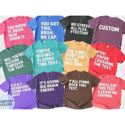 Comfort Colors® Funny State Testing Shirt – Gen Z Teacher Team & Testing Coordinator Tee - Hiyatee
