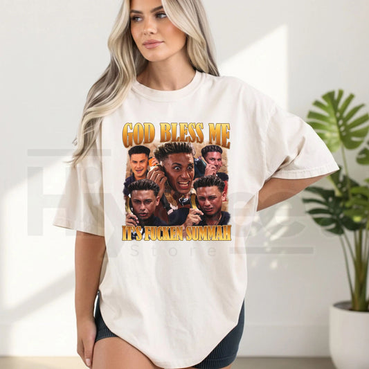 Comfort Colors® Funny Summer Vibes Graphic T-Shirt – Retro Party & Trendy Streetwear Tee - Hiyatee