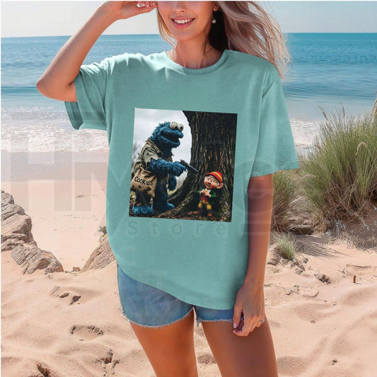 Comfort Colors Give Me All Cookies T-Shirt – Funny Cursed Meme Parody Tee - Hiyatee