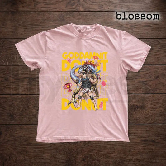 Comfort Colors® Goddamnit Donut T-Shirt – Funny Action Graphic Sci-Fi Tee - Hiyatee