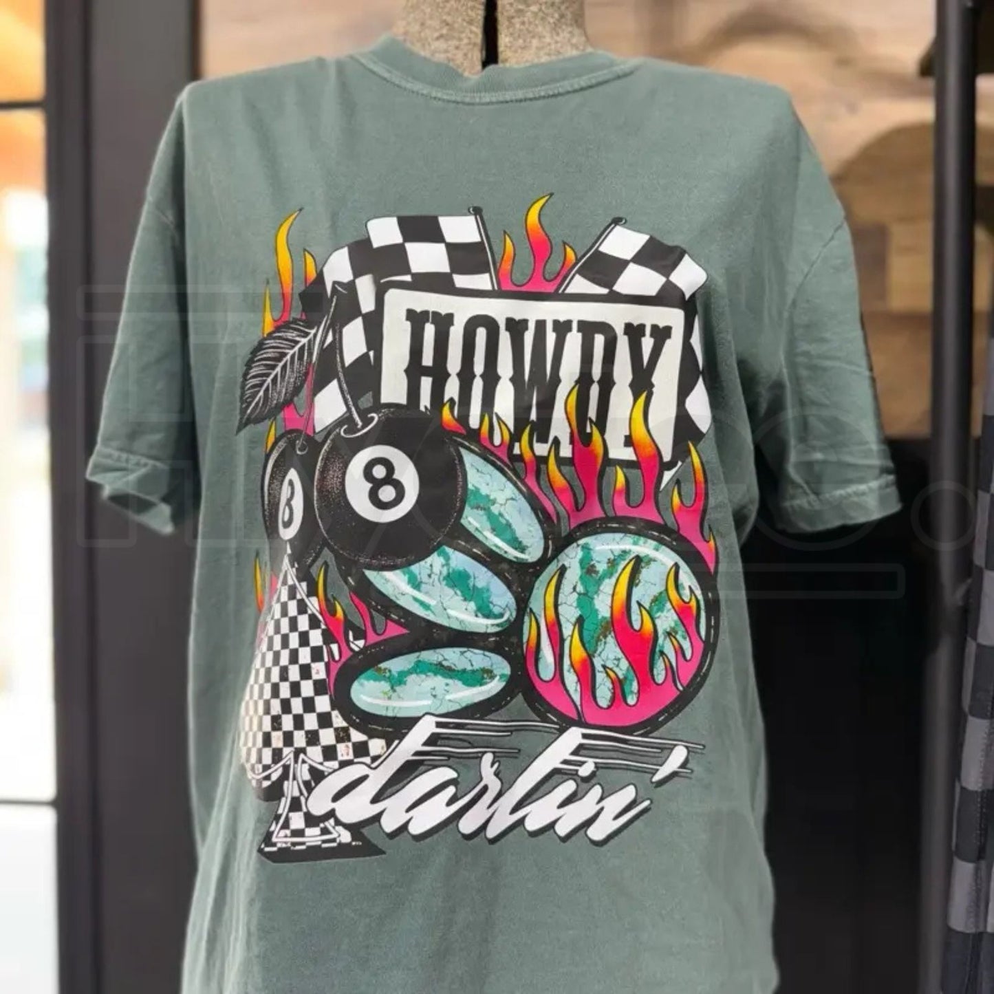 Comfort Colors® Howdy Darlin Shirt – Western Aesthetic Cowgirl Graphic Tee - Hiyatee
