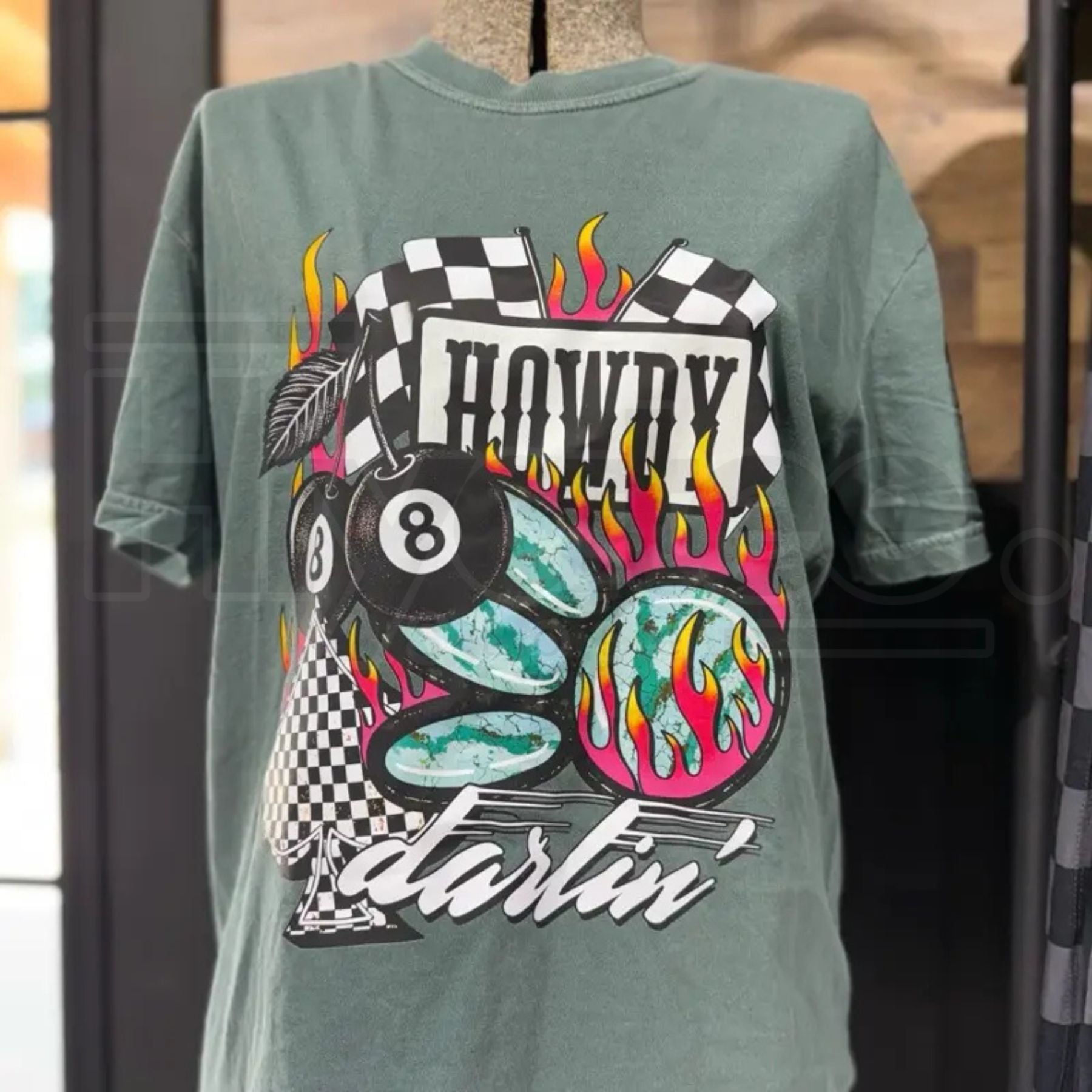 Comfort Colors® Howdy Darlin Shirt – Western Aesthetic Cowgirl Graphic Tee - Hiyatee