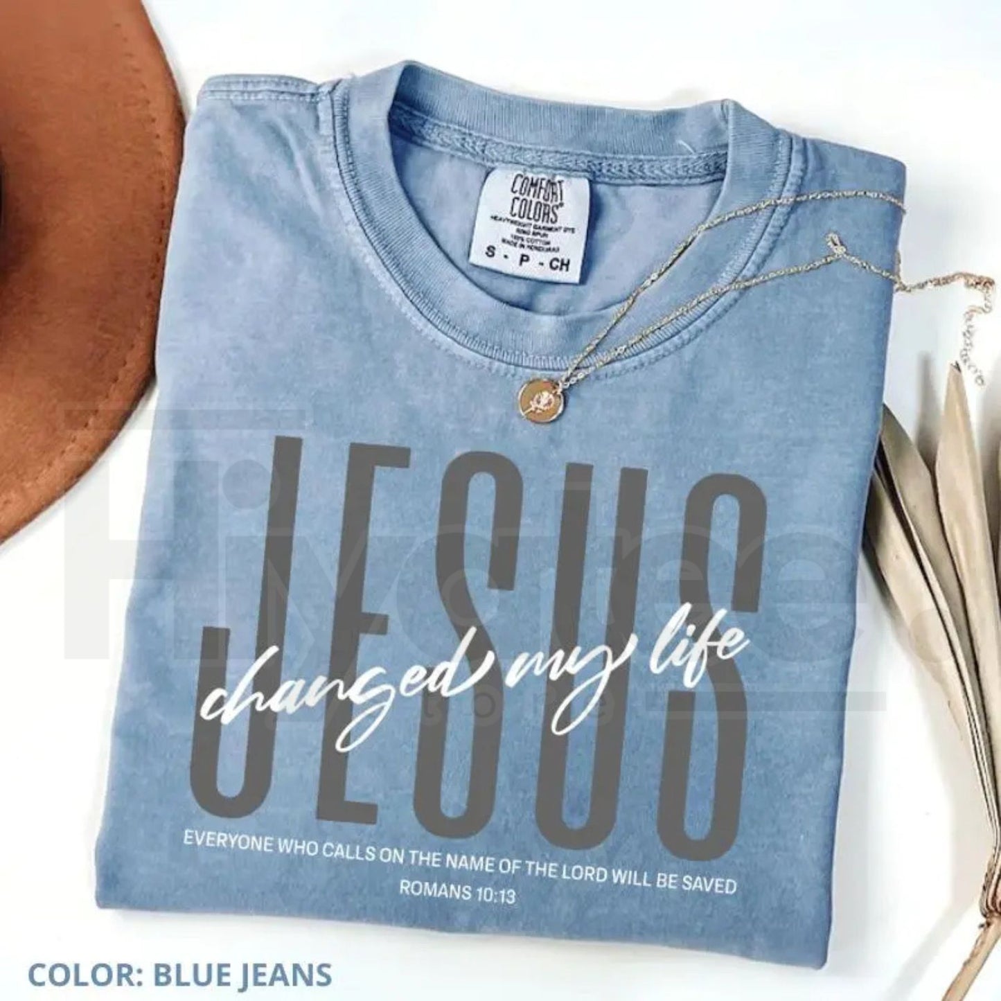Comfort Colors® Jesus Changed My Life T-Shirt - Hiyatee