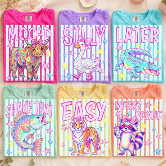 Comfort Colors Later Gator Shirt – Retro Neon Summer T-Shirt, Aesthetic Vacation Graphic Tee, Vintage School's Out Apparel - Hiyatee