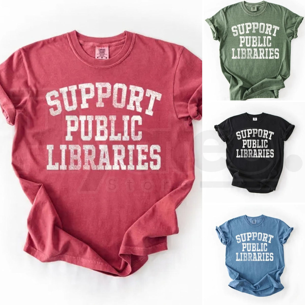 Comfort Colors Library Support Public Libraries Librarian Tee - Hiyatee