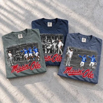 Comfort Colors Mississippi Iconic Moment Old Coach Game Day Tee - Hiyatee