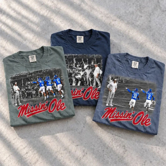 Comfort Colors Mississippi Iconic Moment Old Coach Game Day Tee - Hiyatee