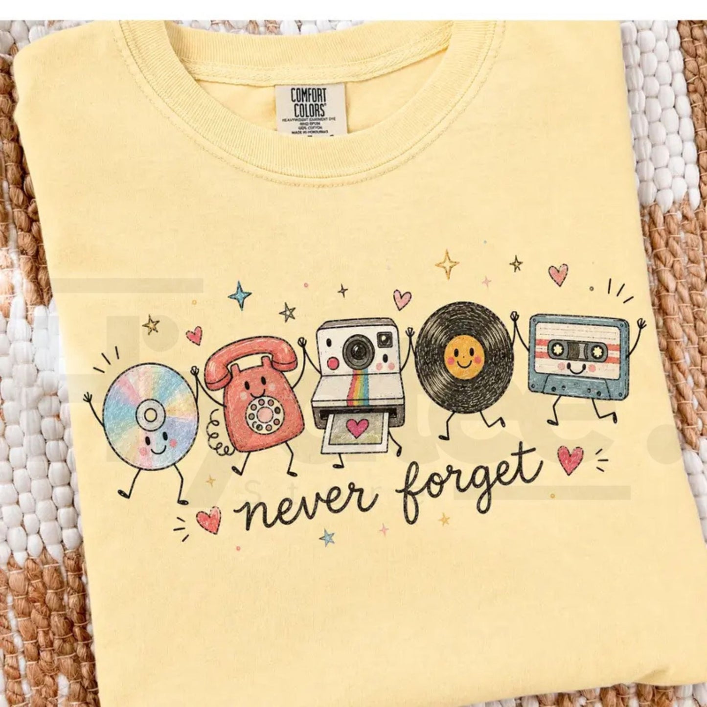 Comfort Colors Never Forget T-Shirt - Hiyatee